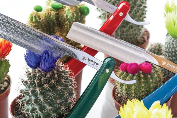 Dovo Runde Sache 5/8 Straight Razor Carbon Steel Red Handle