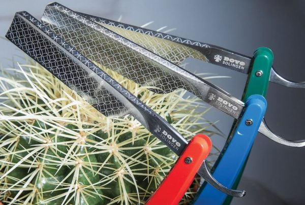 Dovo Runde Sache 5/8 Straight Razor German Carbon Steel Blue