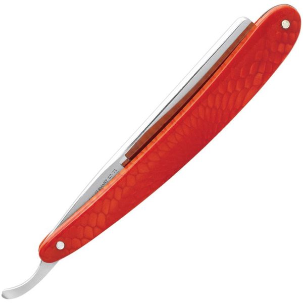 Dovo Facharbeit 6/8in Straight Razor Red Acrylic Handle German