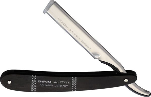 Dovo Shavette Ebony Handle Folding Razor German Made