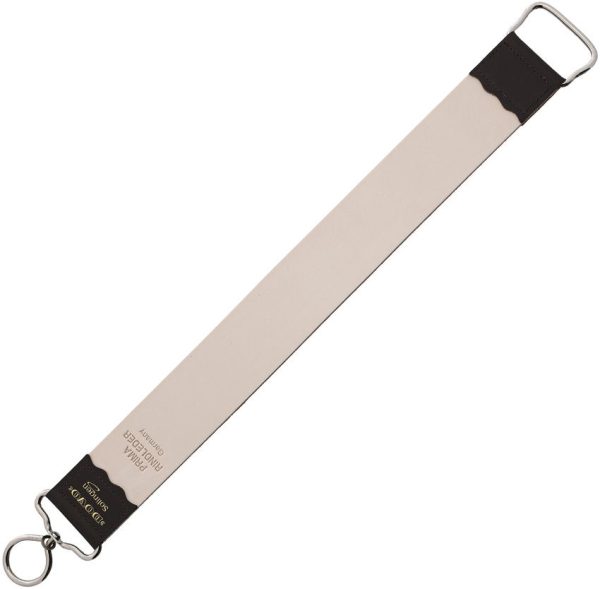 Dovo Leather Strop 45mm - Natural with Metal Hardware