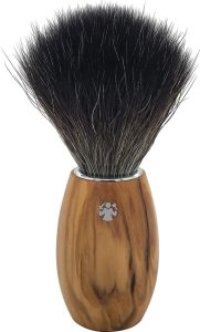Dovo Shaving Brush Olive Wood Synthetic Bristles German Made