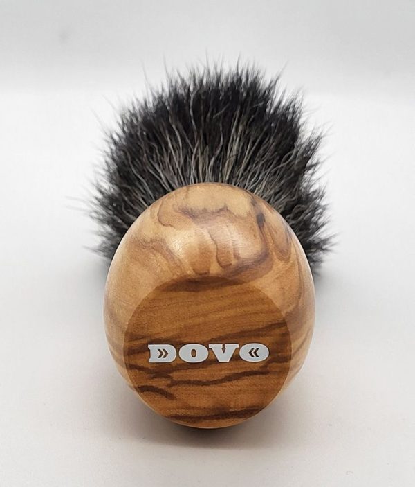 Dovo Shaving Brush Olive Wood Synthetic Bristles German Made
