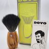 Dovo Shaving Brush Olive Wood Synthetic Bristles German Made