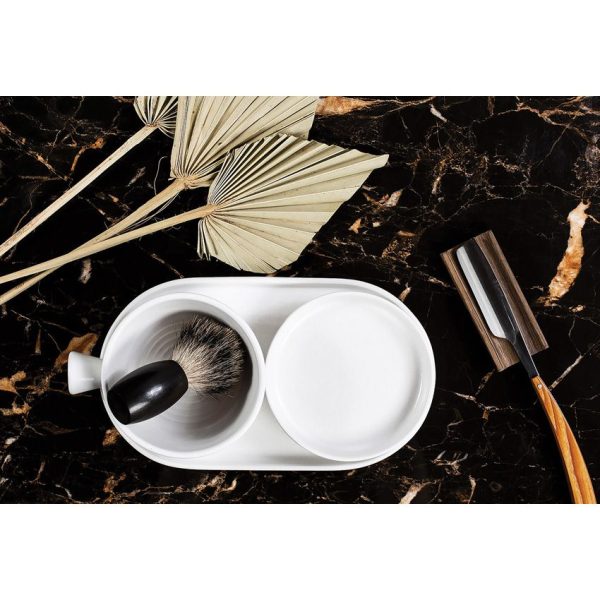 Dovo Shave Bowl Set Daylight White Ceramic Portuguese