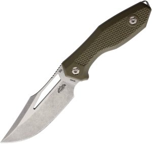 Dark Pines Widow Maker Fixed Blade - Green Micarta CPM-154