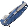 DPx Gear HEST F Framelock Blue Ti M390 Folding Knife
