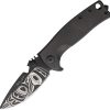 DPx Gear HEST Urban Framelock M390 Black Titanium Folding Knife