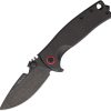 DPx Gear HEST Urban Framelock Folding Knife M390 Black Red