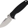 DPx Gear HEST 4.0 Framelock MagnaCut Folding Knife Black G10