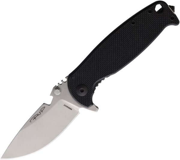 DPx Gear HEST 4.0 Framelock MagnaCut Folding Knife Black G10