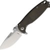 DPx Gear HEST 4.0 Framelock MagnaCut Folding Knife Green Micarta