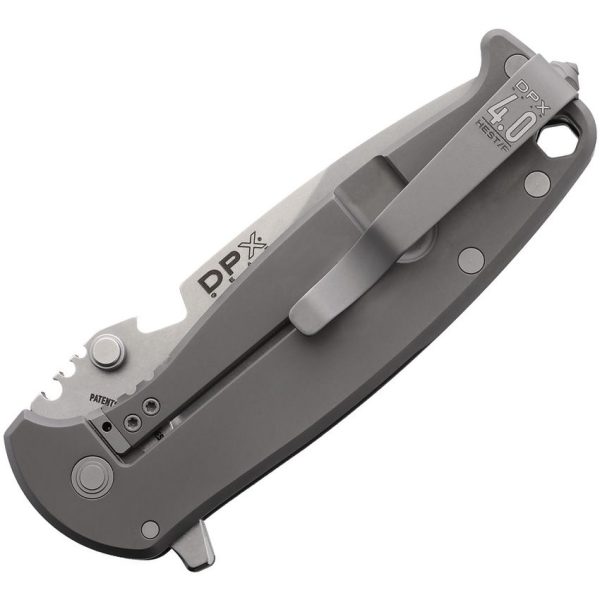 DPx Gear HEST 4.0 Framelock MagnaCut Folding Knife Titanium