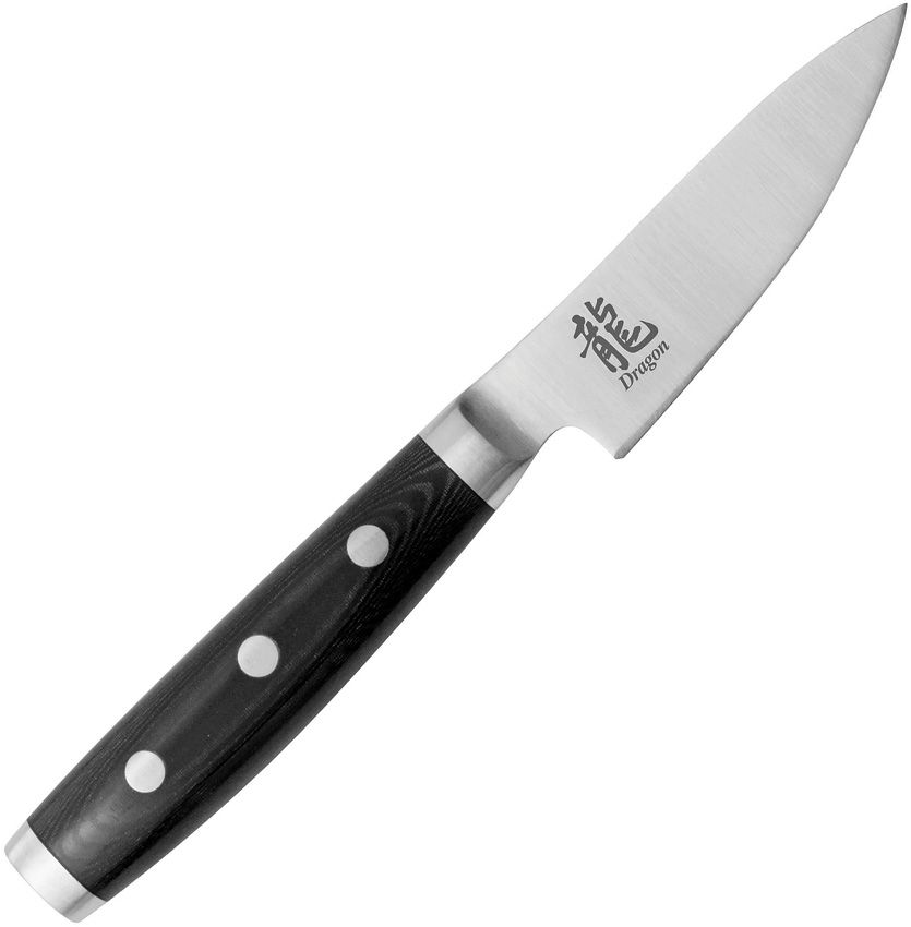 Dragon by Apogee 3.5" CTS-BD1 Paring Knife with Micarta Handle