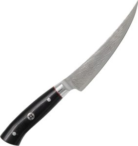 Dragon Storm Fillet 5.5in Fixed Blade Knife CTS-BD1 Black G10