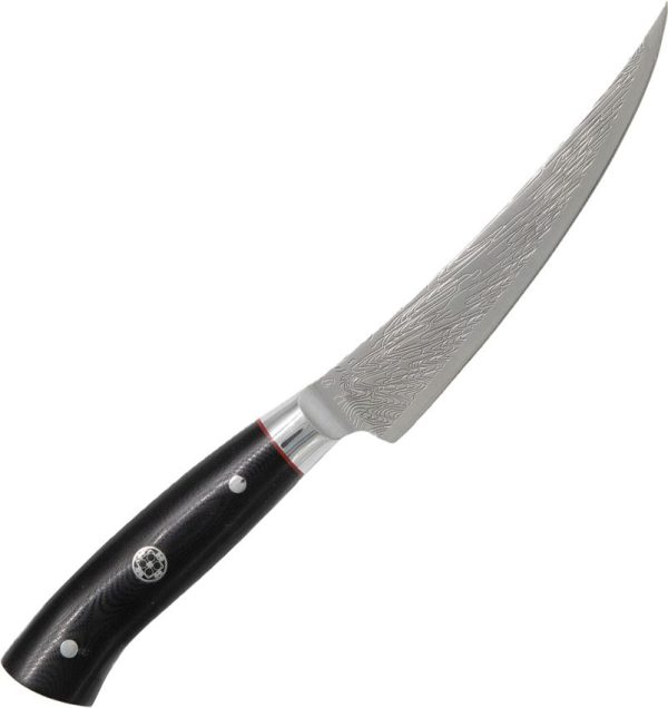 Dragon Storm Fillet 5.5in Fixed Blade Knife CTS-BD1 Black G10