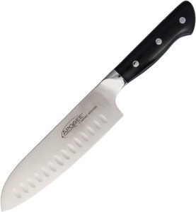 Dragon Storm Santoku 7in Fixed Blade CTS-BD1 Stainless Black G10