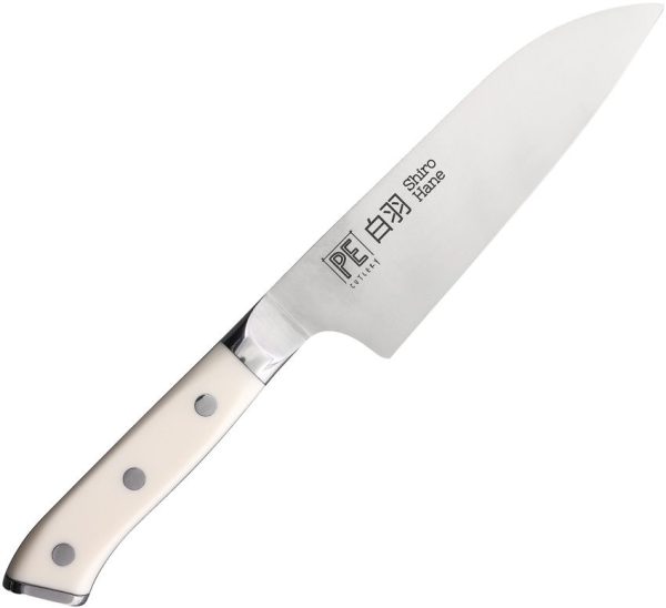 Dragon by Apogee Shiro Hane Santoku 6" CTS-BD1 Fixed Blade