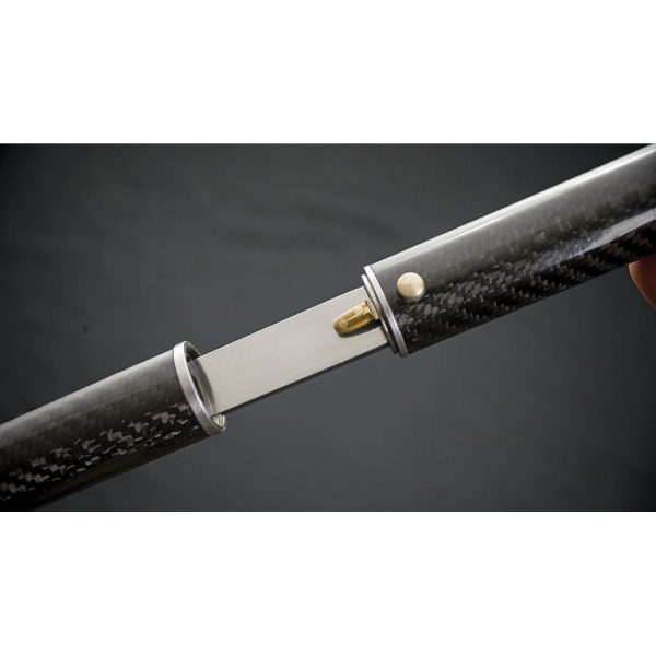 Dragon King Sword Cane Carbon Fiber Spring Steel Blade