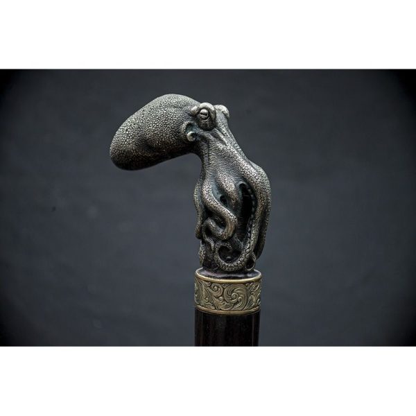 Dragon King Sword Cane Octopus 22.5" Spring Steel Blade