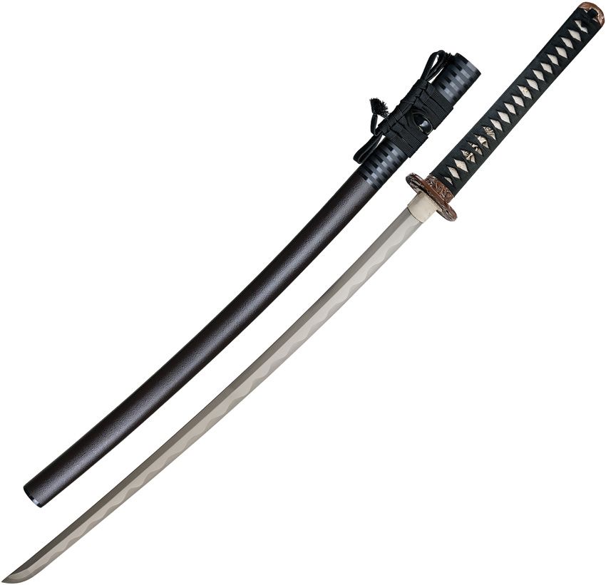 Dragon King Pine Crane Katana 28" T10 Steel Blade