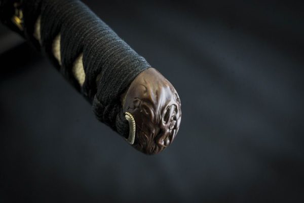 Dragon King Pine Crane Katana 28" T10 Steel Blade Sword