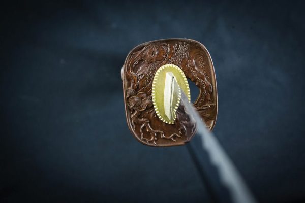 Dragon King Pine Crane Katana 28" T10 Steel Blade Sword