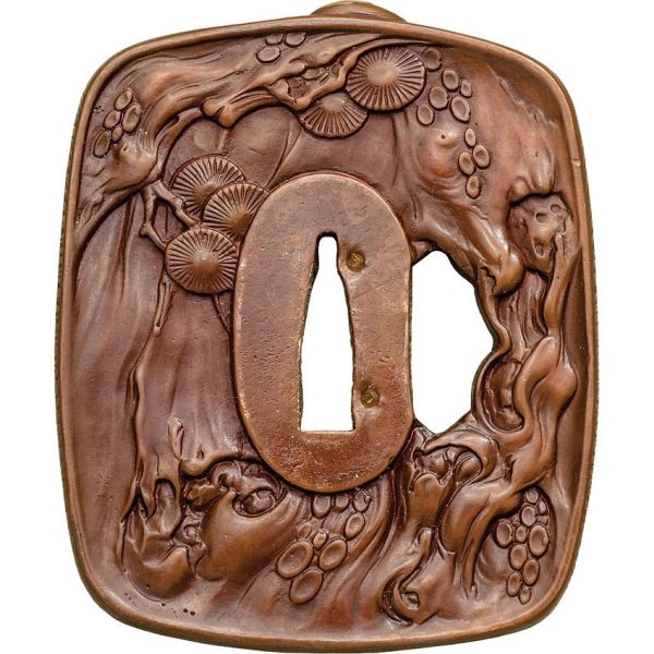 Dragon King Pine Crane Wakizashi T10 Steel Sword 19.63" Blade