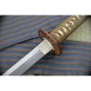 Dragon King Fletching Katana 28.38" Satin Steel Blade Fixed Blade