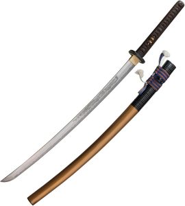 DRK35430.jpg Dragon King Kinryu Katana Fixed Blade Sword T10 Steel 27.75"