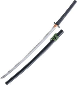 DRK35471.jpg Dragon King Modern Katana 27" 1566 Steel Fixed Blade Black G10