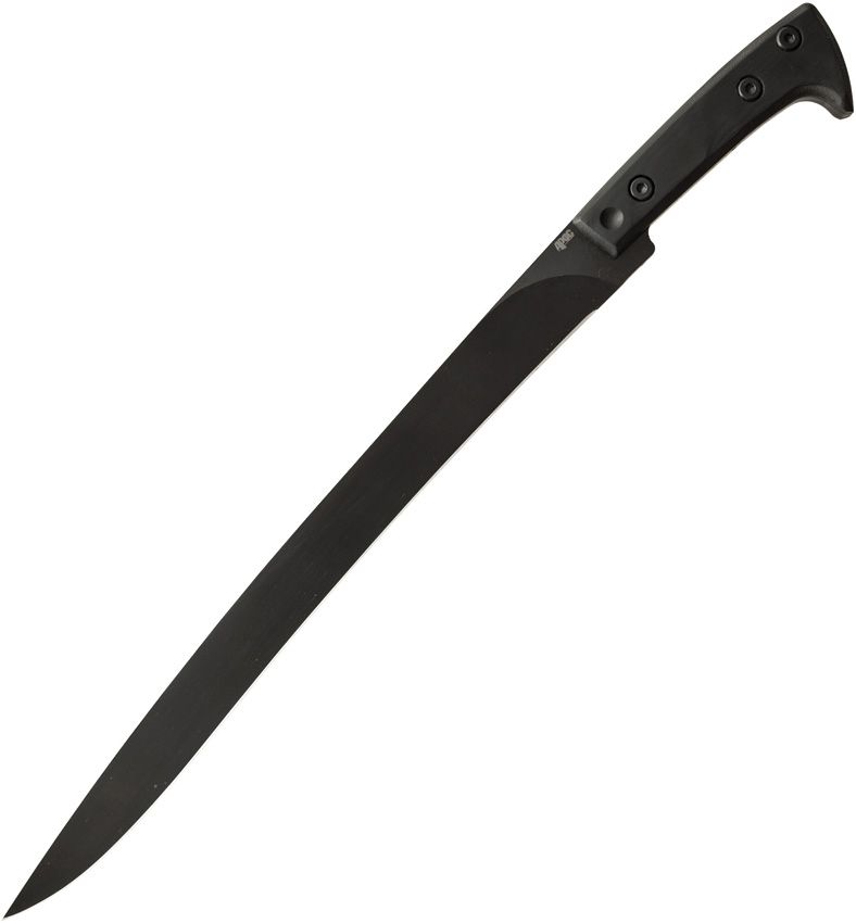 APOC Survival Yataghan 17" Black Oxide 9260 Steel Blade
