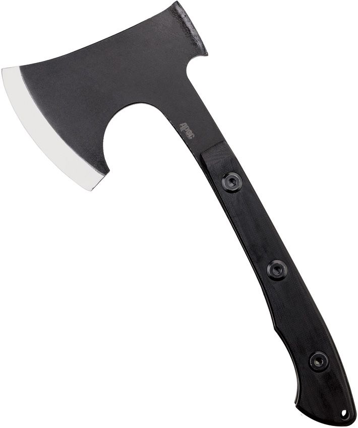 APOC Hundr Hatchet 5" Black Axe Head with Belt Sheath