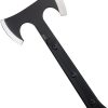 APOC XD35560 Double Mukk Hatchet 6" Spring Steel Fixed Blade