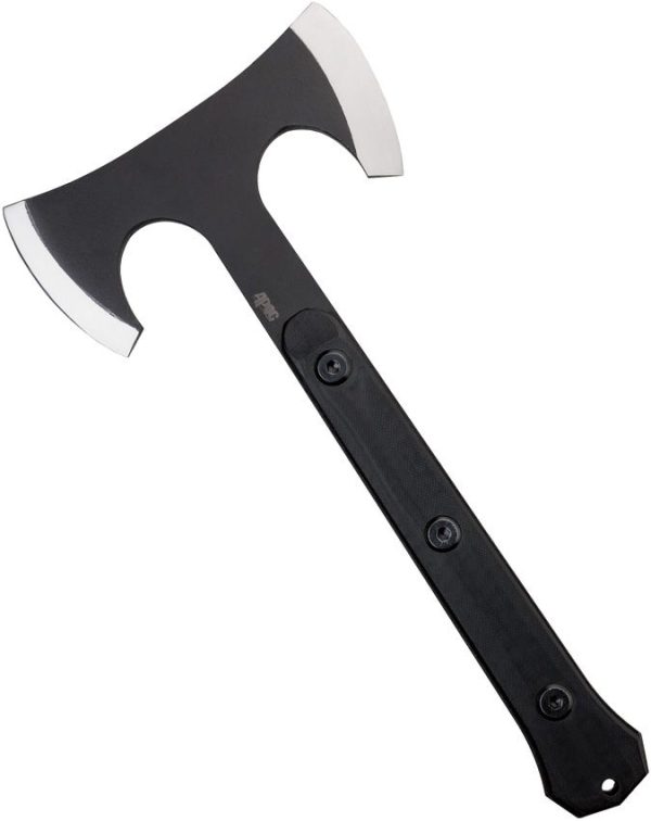 APOC XD35560 Double Mukk Hatchet 6" Spring Steel Fixed Blade