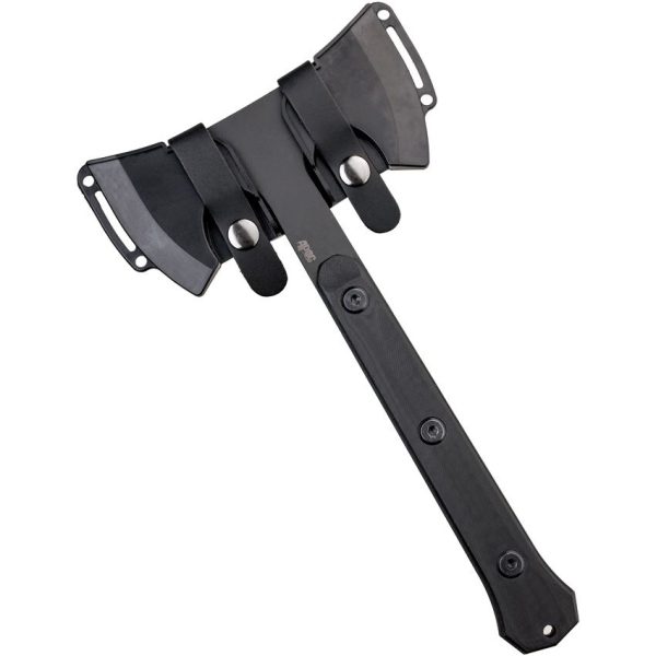 APOC XD35560 Double Mukk Hatchet 6" Spring Steel Fixed Blade