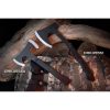 APOC XD35560 Double Mukk Hatchet 6" Spring Steel Fixed Blade