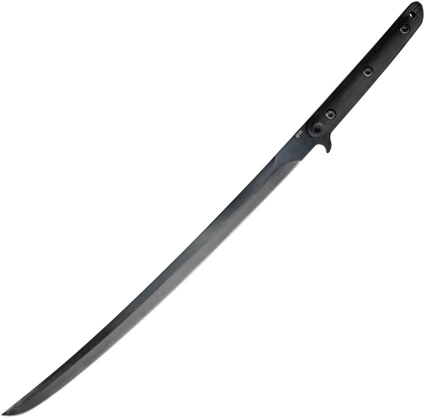 APOC Survival Wakizashi 18.5" Black Oxide Blade G10 Handle