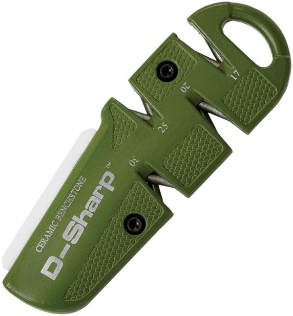 Lansky D-SHARP Multi-Angle Ceramic Benchstone - OD Green