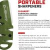 Lansky D-SHARP Multi-Angle Ceramic Benchstone - OD Green