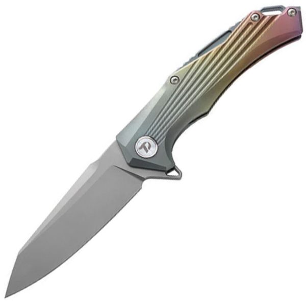 Dreamtech Framelock Multi Ti D2 Folding Knife Titanium Handle