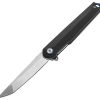 Dreamtech Linerlock G10 Black - D2 Tanto Blade