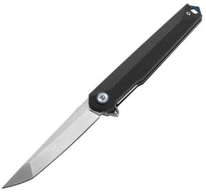 Dreamtech Linerlock G10 Black - D2 Tanto Blade