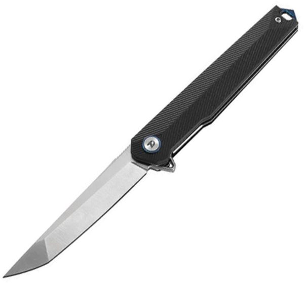 Dreamtech Linerlock G10 Black - D2 Tanto Blade