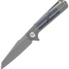 Dreamtech Framelock Ti Zirconium M390 Folding Knife Timascus