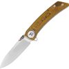 Dreamtech Linerlock PEI Amber - 14C28N Blade