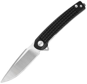 Dreamtech Linerlock G10 Black Frag - D2 Steel