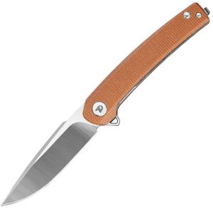 Dreamtech Linerlock Micarta Natural Folding Knife D2 Steel