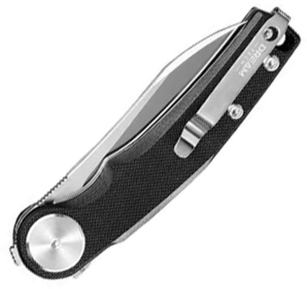 Dreamtech Linerlock G10 Black - D2 3.25 inch Blade