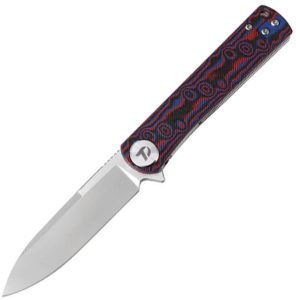 Dreamtech Linerlock Red Micarta Folding Knife